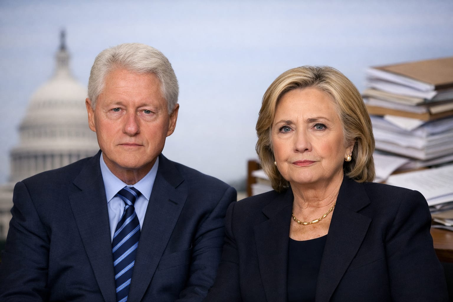 Bill and Hillary Clinton Agree to Testify in Epstein House Probe as U.S. Faces Political and Legal Turmoil